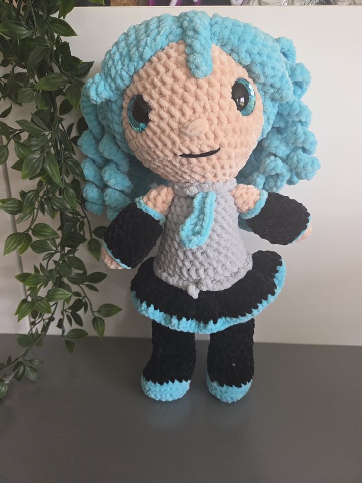 Gehaakte Hatsune Miku knuffel